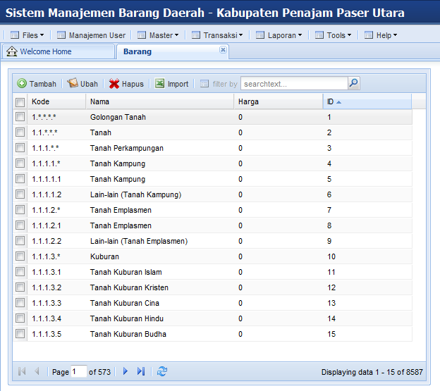 Sistem Informasi Inventaris Daerah Sistem Informasi Inventaris Daerah