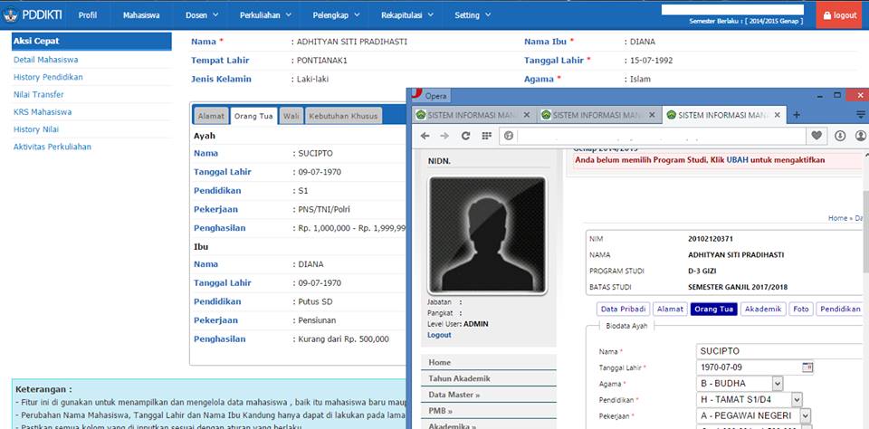 Hasil Sinkron Feeder PDDIKTI Sistem Informasi Akademik Kampus Support Feeder PDDIKTI Sistem Informasi Akademik Kampus / Universitas Berbasis Website