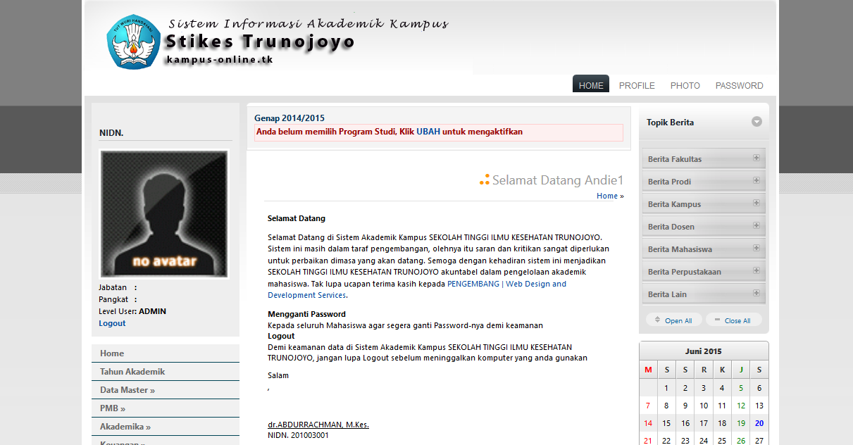 Home Sistem Informasi Akademik Kampus Support Feeder PDDIKTI Home Sistem Informasi Akademik Kampus Support Feeder PDDIKTI
